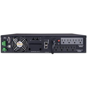 CyberPower OL1000RTXL2UN Rack or Tower UPS, RM Card installed, extendable LCD panel, 8x NEMA 5-15R, generator compatibility